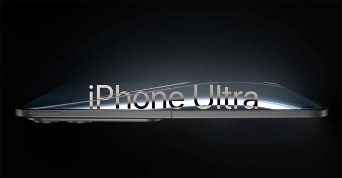 iPhone Ultra: Khám phá chiếc iPhone màn hình gập siêu mỏng, pin 5.800mAh