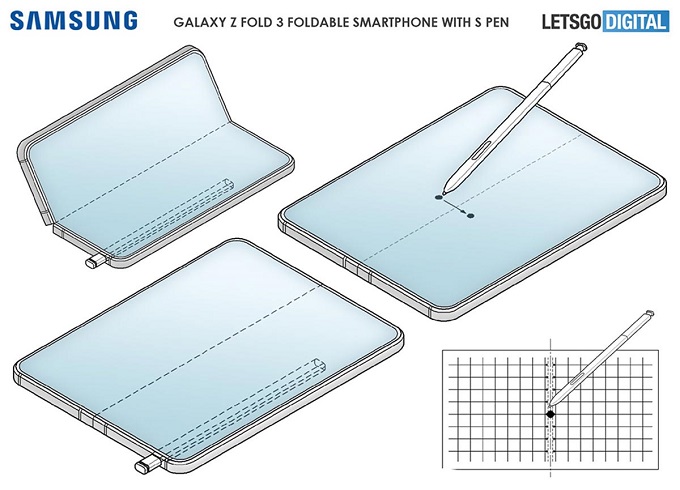 Bằng sáng chế tấm số hóa dẻo cho phép dùng Spen lên Galaxy Z Fold 3