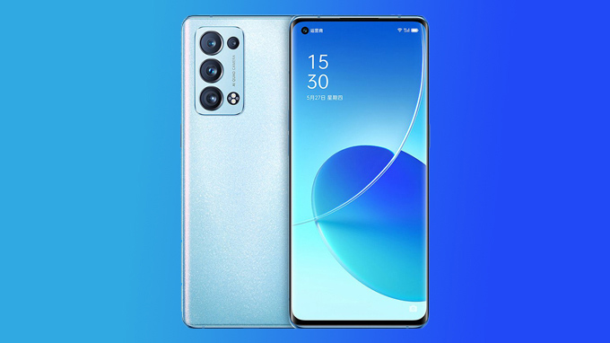 Hình ảnh render OPPO Reno6 Pro+ lộ diện