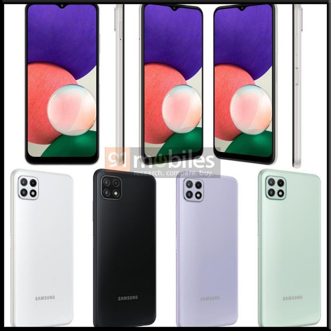 Giá bán Galaxy A22 5G lộ diện, smartphone 5G rẻ nhất của Samsung