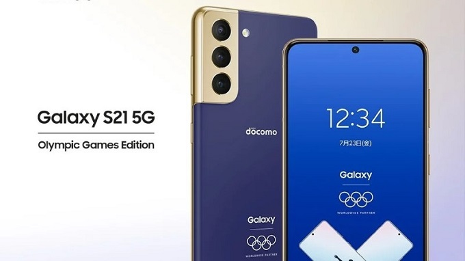 Galaxy S21 Olympic Games Edition sử dụng tone màu Phantom Blue