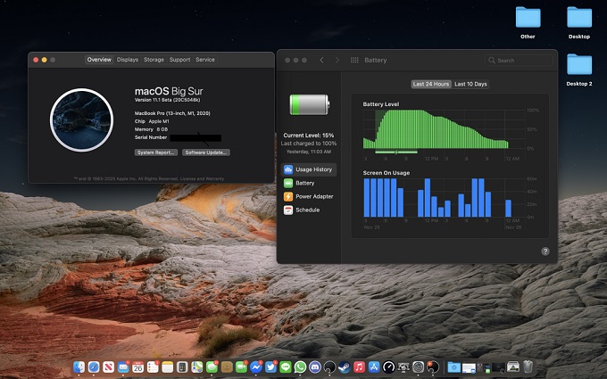 MacBook Pro M1 có thể đạt hơn 16 tiếng khi lướt web qua Wi-Fi