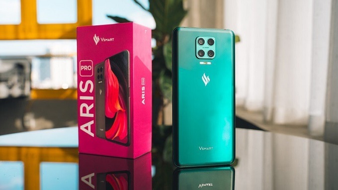 hộp và mặt lưng vsmart Aris Pro