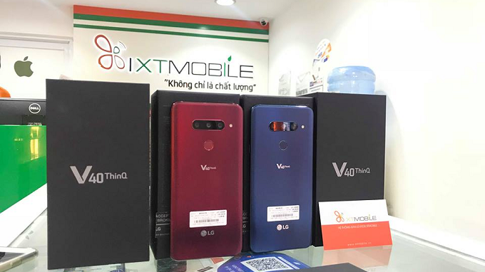 LG V40 ThinQ điện thoại 5 camera đầu tiên